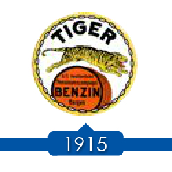 1915 г. - первое использование логотипа норвежского тигра.
